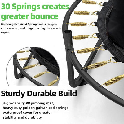 55" Kids Mini Trampoline - Indoor/Outdoor